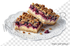 Plum Crumble PNG Illustration Dessert Clipart Product Image 1