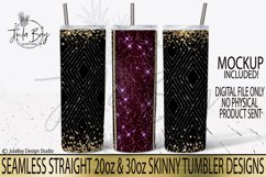 Plumb and Black Glitter Tumbler Sublimation Bundle PNG Bling Elegant Wedding Bridesmaid New Years