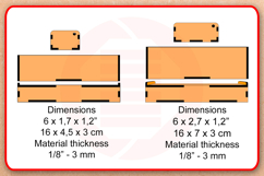 Laser cut SVG Fountain pen case template Digital download Product Image 2