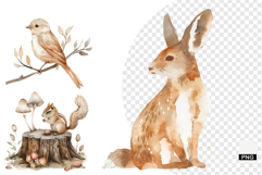 Autumn Forest Clipart Product Image 1