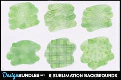 Green Watercolor Sublimation Background PNG Bundle Product Image 1