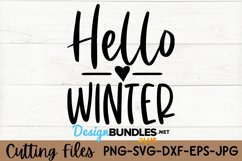 Hello Winter Svg | Christmas Svg | Fall Svg Product Image 2