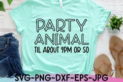 Funny Mom Svg, Mom Life Svg, Mom Quotes Svg, Party Animal Product Image 3