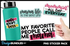 Mom Printable PNG Sticker Bundle Product Image 1