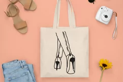 Fashion Girl's legs in high heels SVG Bundle | Glam shoes Product Image 2