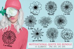 Motivational Quote SVG Bundle | Positive Affirmation Designs Product Image 2
