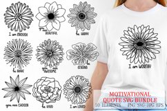 Motivational Quote SVG Bundle | Positive Affirmation Designs Product Image 1