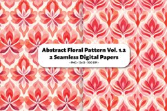 Abstract Floral Seamless Digital Paper Vol. 1.2, 2 PNG Product Image 1