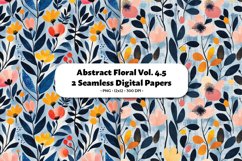 Abstract Florals Seamless Digital Paper Vol. 4.5, 2 PNG Product Image 1