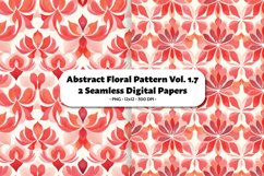 Abstract Floral Seamless Digital Paper Vol. 1.7, 2 PNG Product Image 1