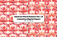 Abstract Floral Seamless Digital Paper Vol. 1.8, 2 PNG Product Image 1