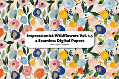 Impressionist Wildlowers Seamless Digital Paper Vol.1.5 Product Image 1