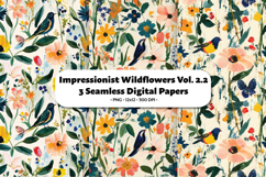 Impresionist Wildflowers Seamless Digital Paper Vol.2.2 Product Image 1