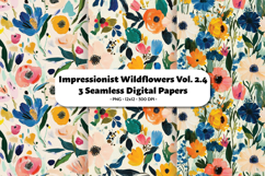 Impresionist Wildflowers Seamless Digital Paper Vol.2.4 Product Image 1
