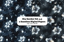 Sky Garden Seamless Digital Paper Vol. 4.3, 2 PNG Product Image 1