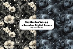 Sky Garden Seamless Digital Paper Vol. 4.4, 2 PNG Product Image 1