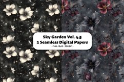 Sky Garden Seamless Digital Paper Vol. 4.5, 2 PNG Product Image 1