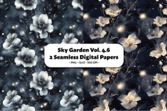 Sky Garden Seamless Digital Paper Vol. 4.6, 2 PNG Product Image 1