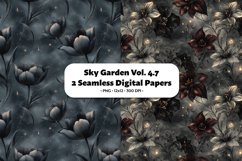 Sky Garden Seamless Digital Paper Vol. 4.7, 2 PNG Product Image 1
