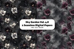Sky Garden Seamless Digital Paper Vol. 4.8, 2 PNG Product Image 1