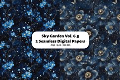 Sky Garden Seamless Digital Paper Vol. 6.5, 2 PNG Product Image 1