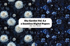 Sky Garden Seamless Digital Paper Vol. 6.7, 2 PNG Product Image 1