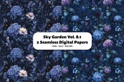 Sky Garden Seamless Digital Paper Vol. 8.1, 2 PNG Product Image 1