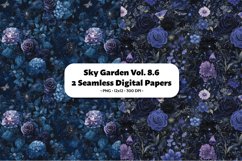 Sky Garden Seamless Digital Paper Vol. 8.6, 2 PNG Product Image 1