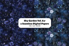 Sky Garden Seamless Digital Paper Vol. 8.7, 2 PNG Product Image 1