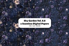 Sky Garden Seamless Digital Paper Vol. 8.8, 2 PNG Product Image 1