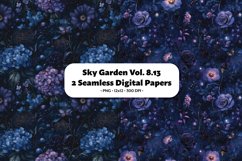 Sky Garden Seamless Digital Paper Vol. 8.13, 2 PNG Product Image 1