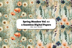 Spring Meadow Seamless Digital Paper Vol.1.1, 2 PNG Product Image 1