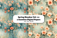 Spring Meadow Seamless Digital Paper Vol.1.2, 2 PNG Product Image 1
