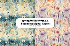 Spring Meadow Seamless Digital Paper Vol.2.4, 2 PNG Product Image 1