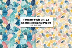 Terrazzo Inspired Seamless Digital Paper Vol. 4.8 - 2 PNG Product Image 1