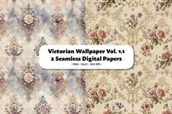 Vicorian Wallpaper Seamless Digital Paper Vol.1.1, 2 PNG Product Image 1