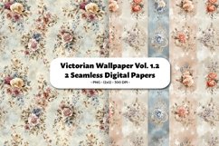 Vicorian Wallpaper Seamless Digital Paper Vol.1.2, 2 PNG Product Image 1