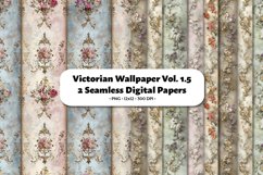 Vicorian Wallpaper Seamless Digital Paper Vol.1.5, 2 PNG Product Image 1