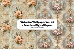 Vicorian Wallpaper Seamless Digital Paper Vol.1.6, 2 PNG Product Image 1