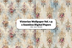 Vicorian Wallpaper Seamless Digital Paper Vol.1.9, 2 PNG Product Image 1