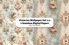 Vicorian Wallpaper Seamless Digital Paper Vol.2.2, 2 PNG Product Image 1