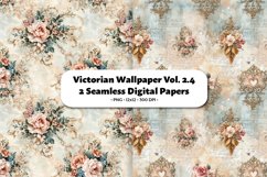 Vicorian Wallpaper Seamless Digital Paper Vol.2.4, 2 PNG Product Image 1