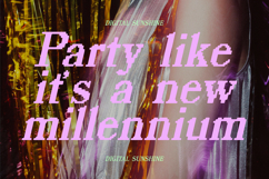 DIGITAL SUNSHINE Pixel Serif Font Product Image 3