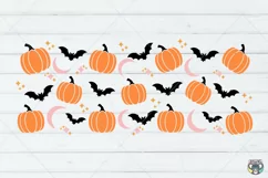 Pumpkin 16 oz Glass Can Wrap svg, Halloween svg Product Image 2