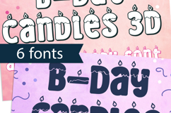 B-day Candles Font Family Product Image 1