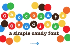 Chocolate Candies Font Family Product Image 1