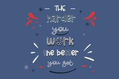 Christmas Calories Font Trio Product Image 4