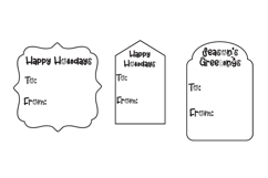 Christmas Calories Font Trio Product Image 10