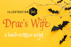 Drac’s Wife Halloween Font Family Product Image 1