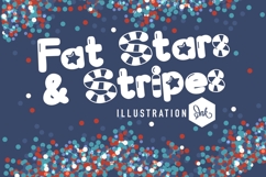 Fat Stars and Stripes Font Family Product Image 1